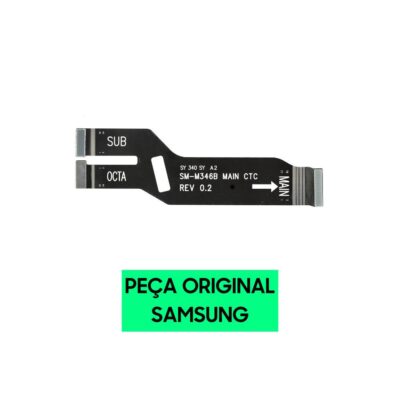 Conector Flex do M34 SM M346 Samsung Original