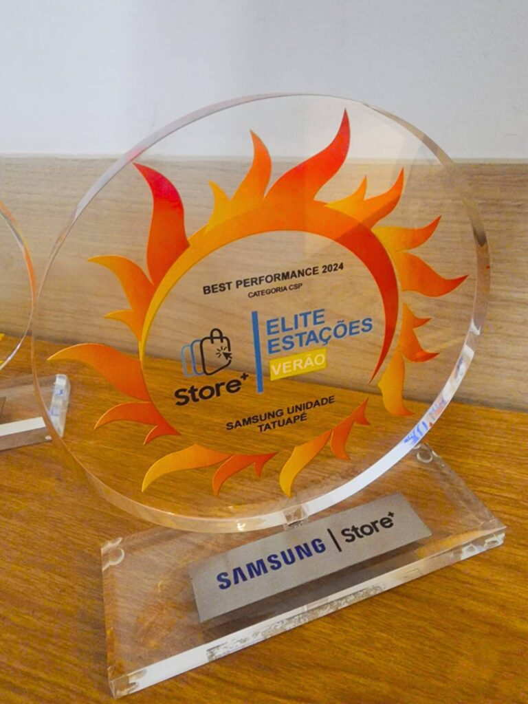 Prêmio de melhor autorizada samsung na questão de vendas