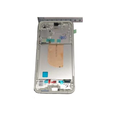 Aro Lateral S23 FE 5G (SM S711) Original Samsung Creme/ Verde